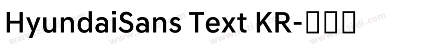 HyundaiSans Text KR字体转换